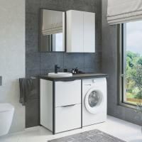 Зеркало Comforty Лозанна-55 серый матовый Зеркало Comforty Лозанна-55 серый матовый