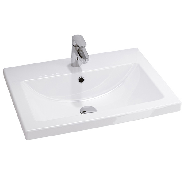 Тумба с раковиной Comforty Никосия 70 см 00-00005792 подвесная дуб белый