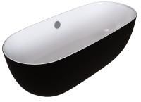Ванна акриловая отдельностоящая 150x75 GROSSMAN Classic GR-2401MB черный матовый Ванна акриловая отдельностоящая 150x75 GROSSMAN Classic GR-2401MB черный матовый