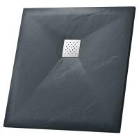 Душевой поддон каменный 90x90 Grossman Strong GR-S29090Q графит Душевой поддон каменный 90x90 Grossman Strong GR-S29090Q графит