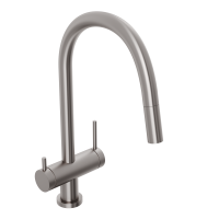 Смеситель для кухонной мойки Abelsberg Aera EMF71709BN титан брашированный