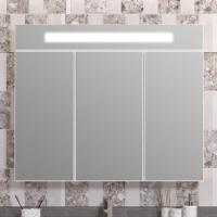 Зеркальный шкаф 100x13,7 см Opadiris Фреш 00-00006753 белый Зеркальный шкаф 100x13,7 см Opadiris Фреш 00-00006753 белый