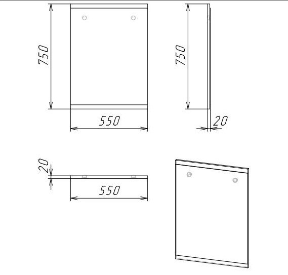 Зеркало 55x75 см Grossman Бруно 205506 веллингтон Зеркало 55x75 см Grossman Бруно 205506 веллингтон
