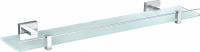 Стеклянная полка для ванной Wonzon & Woghand Polo WW-8927 хром глянцевая