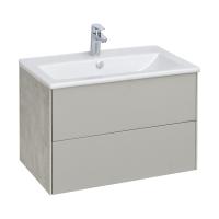 Тумба под раковину Aquaton Сохо 75 см 1A258101AJ9A0 подвесная серая