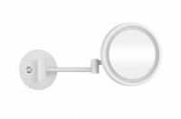 Косметическое зеркало с подсветкой 16 см BEMETA WHITE белый Косметическое зеркало с подсветкой 16 см BEMETA WHITE белый