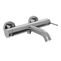 Смеситель для ванны Abelsberg Fluida ERF22516CH хром глянцевый