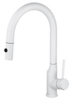 Смеситель для кухонной мойки Wonzon & Woghand WW-A21252-MW белый матовый