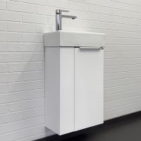 Тумба с раковиной Comforty Асти 40 см 00-00012835 подвесная белая