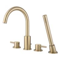 Смеситель  ABBER Wasser Kreis AF8113G золото матовое Смеситель  ABBER Wasser Kreis AF8113G золото матовое