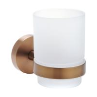 Стакан для зубных щеток Bemeta Amber 155110012 медное золото