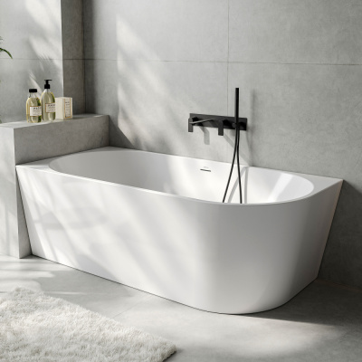 Ванна акриловая Abber AB9502-1.4 L белая