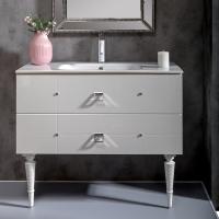 Тумба под раковину Armadi Art Piazza 80 см 841-080-WCR подвесная белая