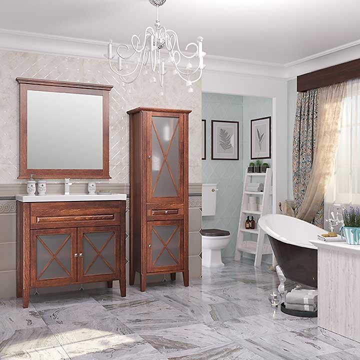 Тумба 86,2x42,4 см Opadiris Палермо 00-00002356 коричневый Тумба 86,2x42,4 см Opadiris Палермо 00-00002356 коричневый