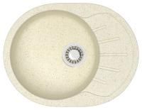 Кухонная мойка AZARIO Light 575х440х215 искусственный мрамор цвет Бежевый CS00079919 Кухонная мойка AZARIO Light 575х440х215 искусственный мрамор цвет Бежевый CS00079919