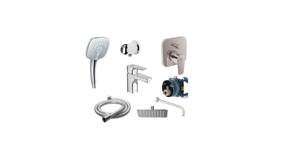 Промо-комплект для душа 8 в 1 Ideal Standard CERAPLAN III B1153AA Промо-комплект для душа 8 в 1 Ideal Standard CERAPLAN III B1153AA