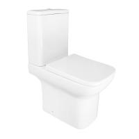 Унитаз-компакт Azario Alba AZ-8323 безободковый с микролифтом