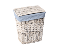 Корзина для белья WasserKRAFT Lippe WB-450-L белая