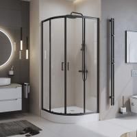 Душевой уголок 90x90 см BelBagno UNO-195 UNO-195-R-2-90-C-NERO черный матовый Душевой уголок 90x90 см BelBagno UNO-195 UNO-195-R-2-90-C-NERO черный матовый
