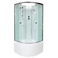 Душевая кабина AvaCan 110x110 EM5011N профиль белый