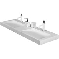 Столешница Armadi Art Flat 140 см 859-140-2 под раковину белая