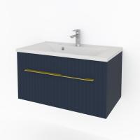 Тумба под раковину Какса-А Sharm 100 см 005280 подвесная синяя