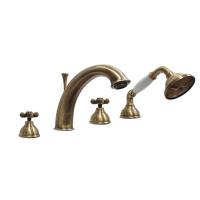 Смеситель на борт ванны Webert Ottocento OT730101065 бронза матовый