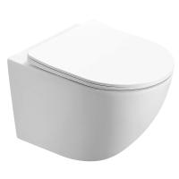 Унитаз Azario AZ-0093UQ3 подвесной безободковый с микролифтом