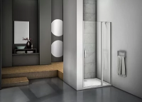 Душевое ограждение GOOD DOOR MOKKA WTW-110-C-WE 110x110x185