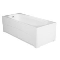 Акриловая ванна пристенная 140x70 см Cezares ECO ECO-140-70-40-W37 белый