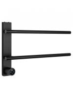 Полотенцесушитель электрический Wonzon & Woghand Nürnberg WW-AL342-MB подвесной черный матовый