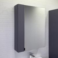 Шкаф зеркальный Comforty Лима 60 см 00-00019425 антрацит