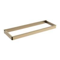 Полка стеклянная 40x14x3 см ABBER Westen AA1759G золото матовое Полка стеклянная 40x14x3 см ABBER Westen AA1759G золото матовое