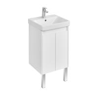 Тумба под раковину Aquaton Сканди Doors 45 см 1A278701SD010 подвесная белая