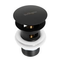 Донный клапан  BelBagno  BB-SAT-NERO черный матовый Донный клапан  BelBagno  BB-SAT-NERO черный матовый