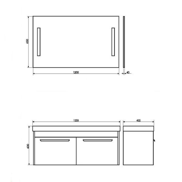 Зеркало COMFORTY Жасмин-120 светодиодная лента сенсор 1200x650 00004140518CF Зеркало COMFORTY Жасмин-120 светодиодная лента сенсор 1200x650 00004140518CF