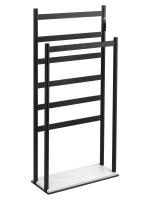 Полотенцесушитель электрический Wonzon & Woghand Essen WW-A407-MB напольный черный матовый