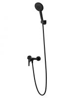 Смеситель для душа с гарнитуром Wonzon & Woghand WW-4540-MB черный матовый