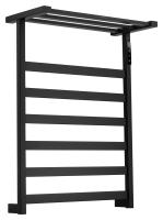 Полотенцесушитель электрический Wonzon & Woghand Frankfurt WW-A1026-MB подвесной черный матовый