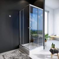 Душевое ограждение квадратное Koller Pool NC90 90х90x185 профиль хром стекло матовое Душевое ограждение квадратное Koller Pool NC90 90х90x185 профиль хром стекло матовое