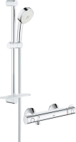 Термостатический смеситель Grohe Grohtherm 800 34558000 + Душевой гарнитур 27929002 Термостатический смеситель Grohe Grohtherm 800 34558000 + Душевой гарнитур 27929002