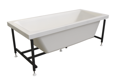 Ванна акриловая Radomir Веста 170x70 2-01-0-0-1-237Р белая пристенная с каркасом