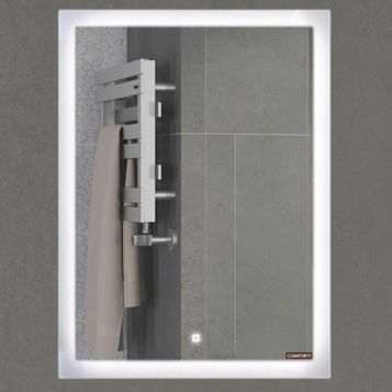 Зеркало COMFORTY Гиацинт 60 LED-подсветка сенсор 600x800 00-00000699CF Зеркало COMFORTY Гиацинт 60 LED-подсветка сенсор 600x800 00-00000699CF