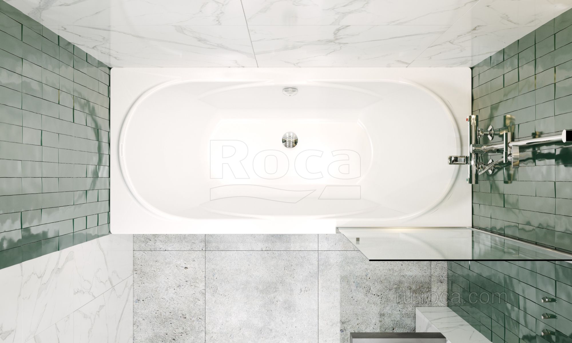 Акриловая ванна 180х80 см Roca Madeira 248525000 Акриловая ванна 180х80 см Roca Madeira 248525000