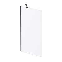 Стеклянная шторка для ванны AM.PM Gem 80x140 W90BS-080-140BM профиль черный