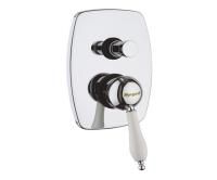 Смеситель для ванны MargaroliClassica RU1008AA01CR белый Смеситель для ванны MargaroliClassica RU1008AA01CR белый
