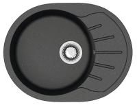 Кухонная мойка AZARIO Light 575х440х215 искусственный мрамор цвет Черный CS00079920 Кухонная мойка AZARIO Light 575х440х215 искусственный мрамор цвет Черный CS00079920