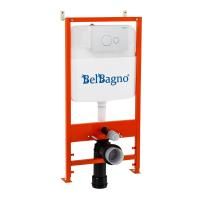 Комплект 2 в 1  инсталляция с кнопкой  BelBagno  BB026/BB082BL Комплект 2 в 1  инсталляция с кнопкой  BelBagno  BB026/BB082BL