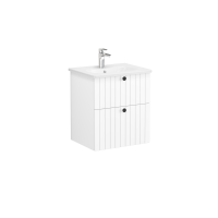 Модуль с круглой раковиной 47х60х67 см VitrA Root Groove 69415 матовый белый Модуль с круглой раковиной 47х60х67 см VitrA Root Groove 69415 матовый белый