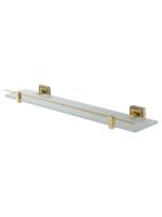 Стеклянная полка для ванной Wonzon & Woghand Roma WW-7227 бронза брашированная